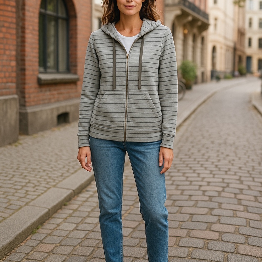 NWT Sundry Tawny Zip Up Knit Hoodie Size 4 (Extra Large)